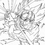 Dibujo de Goku Black para colorear: Descarga e imprime gratis