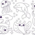 Dibujos de Mar para Colorear Gratis: Descarga y Pinta tus Favoritos